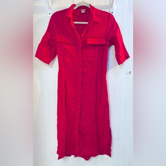 Magaschoni dress made of 100% linen Size XS - Picture 1 of 5